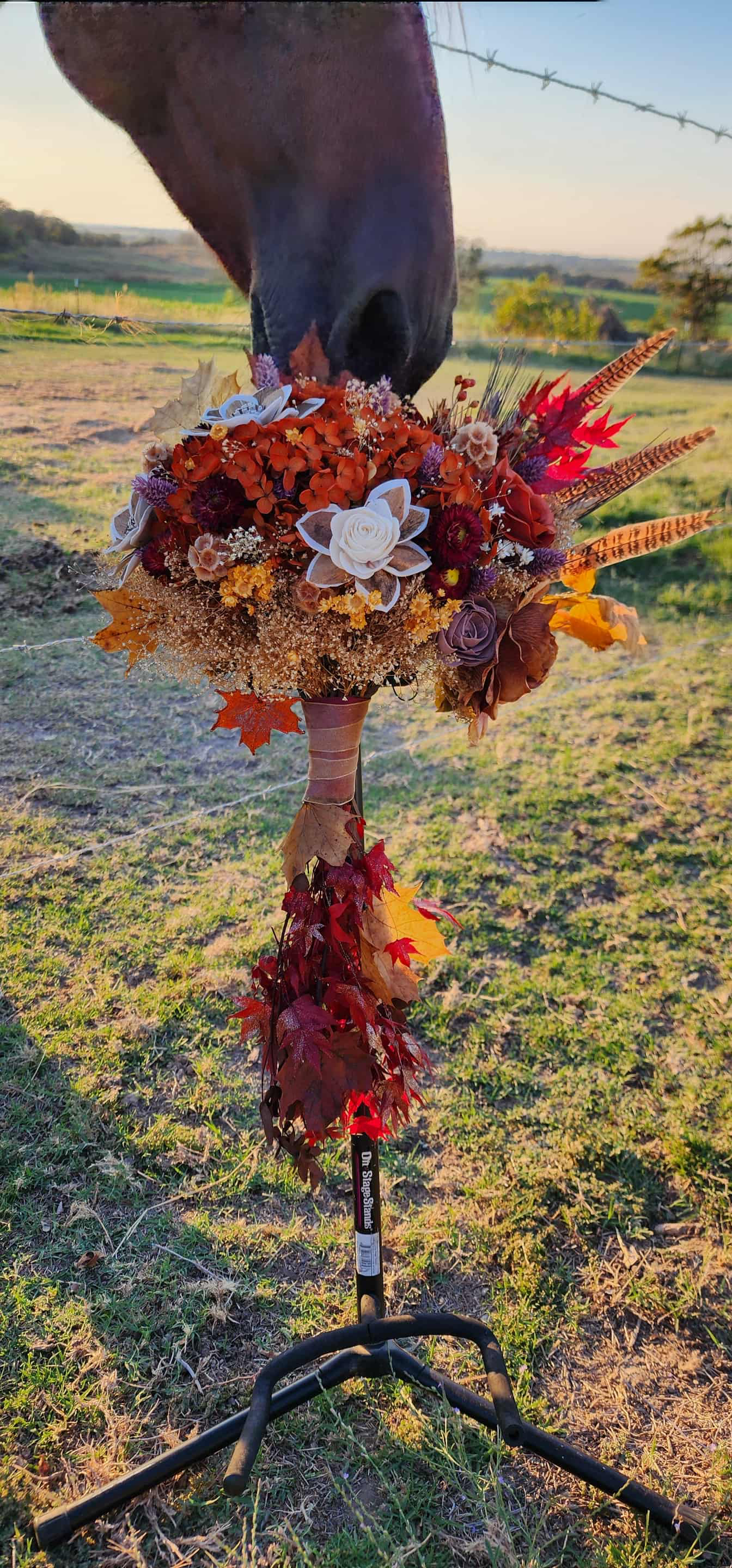 Fall Leaves Bridal Bouquet