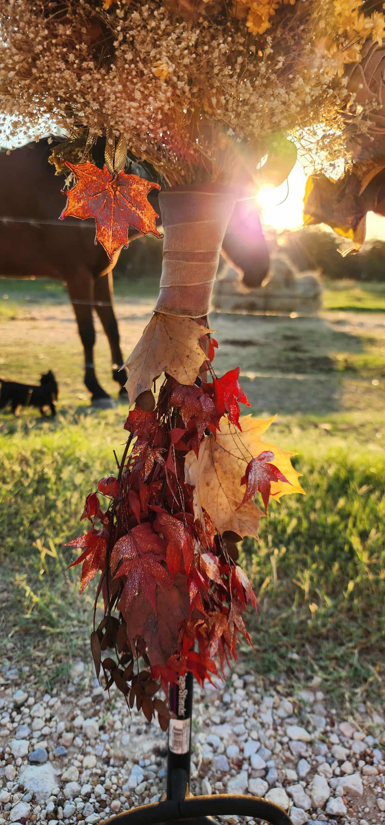 Fall Leaves Bridal Bouquet