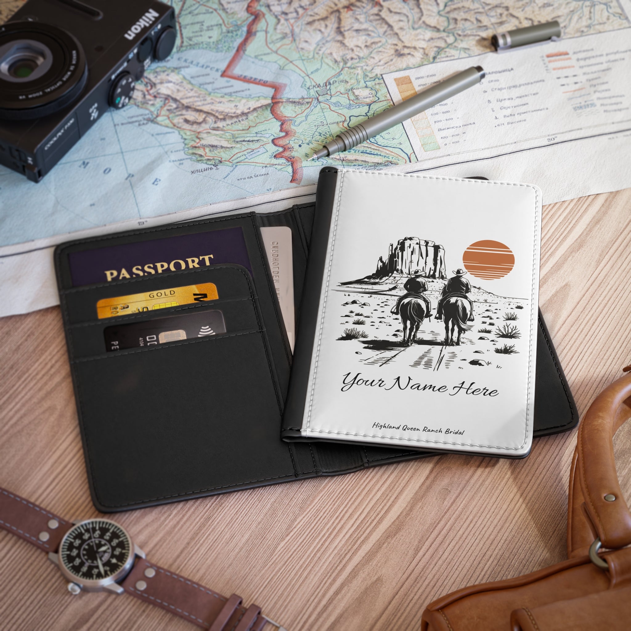 Into The Sunset Passport Cover