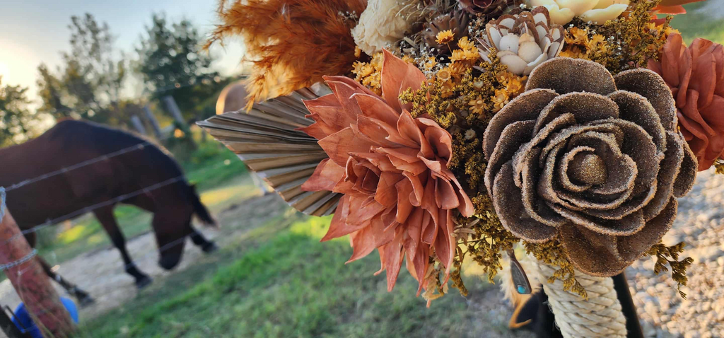 Alpine Desert Sunset Bridal Bouquet