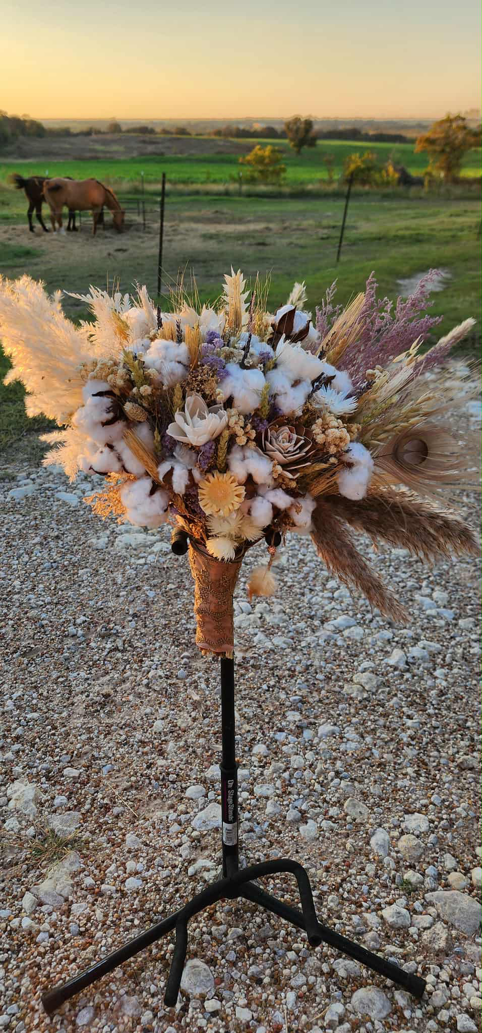 West Texas Cotton Bridal Bouquet