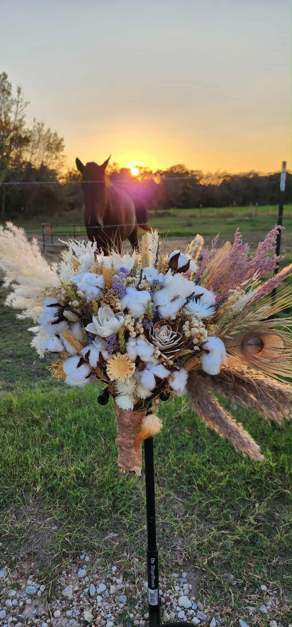 West Texas Cotton Bridal Bouquet