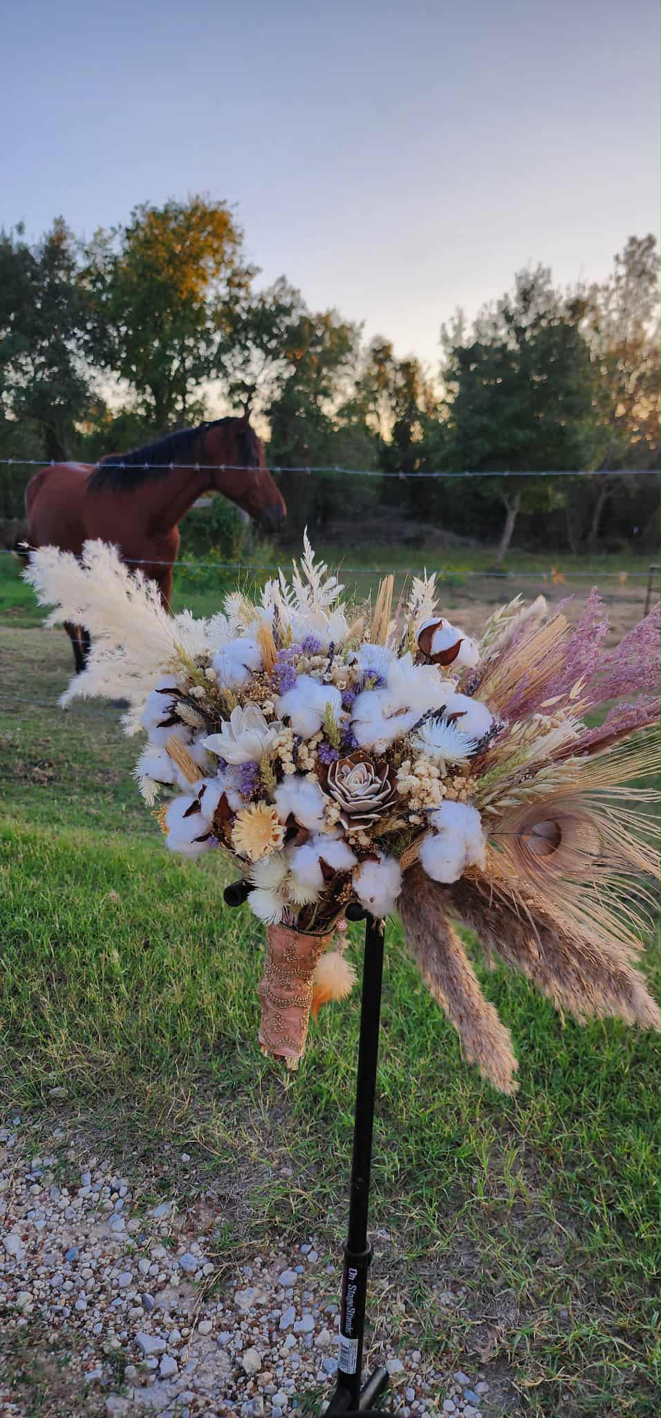 West Texas Cotton Bridal Bouquet