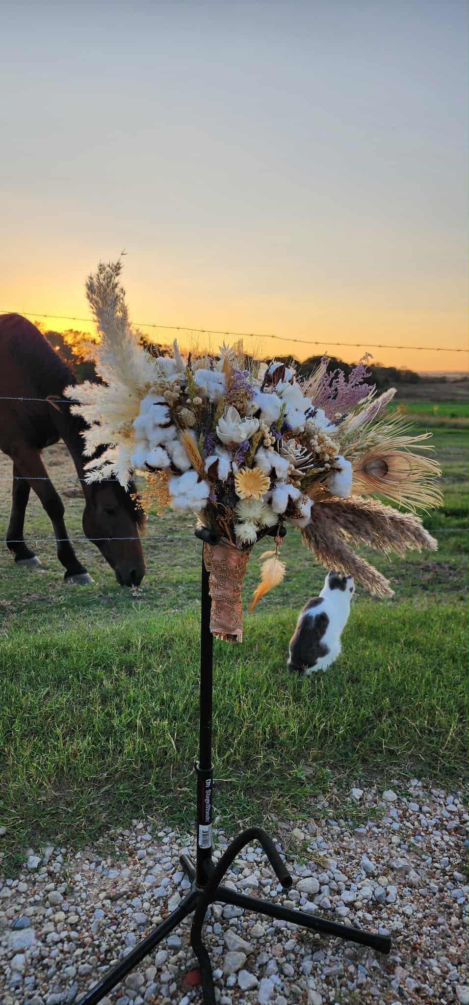 West Texas Cotton Bridal Bouquet