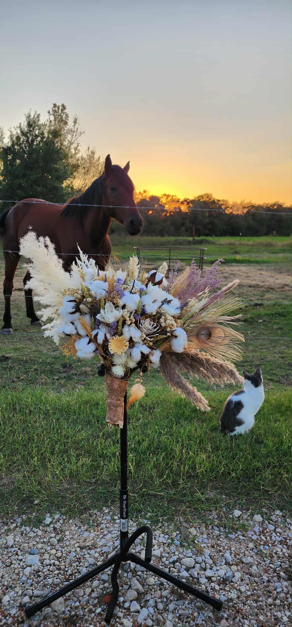 West Texas Cotton Bridal Bouquet