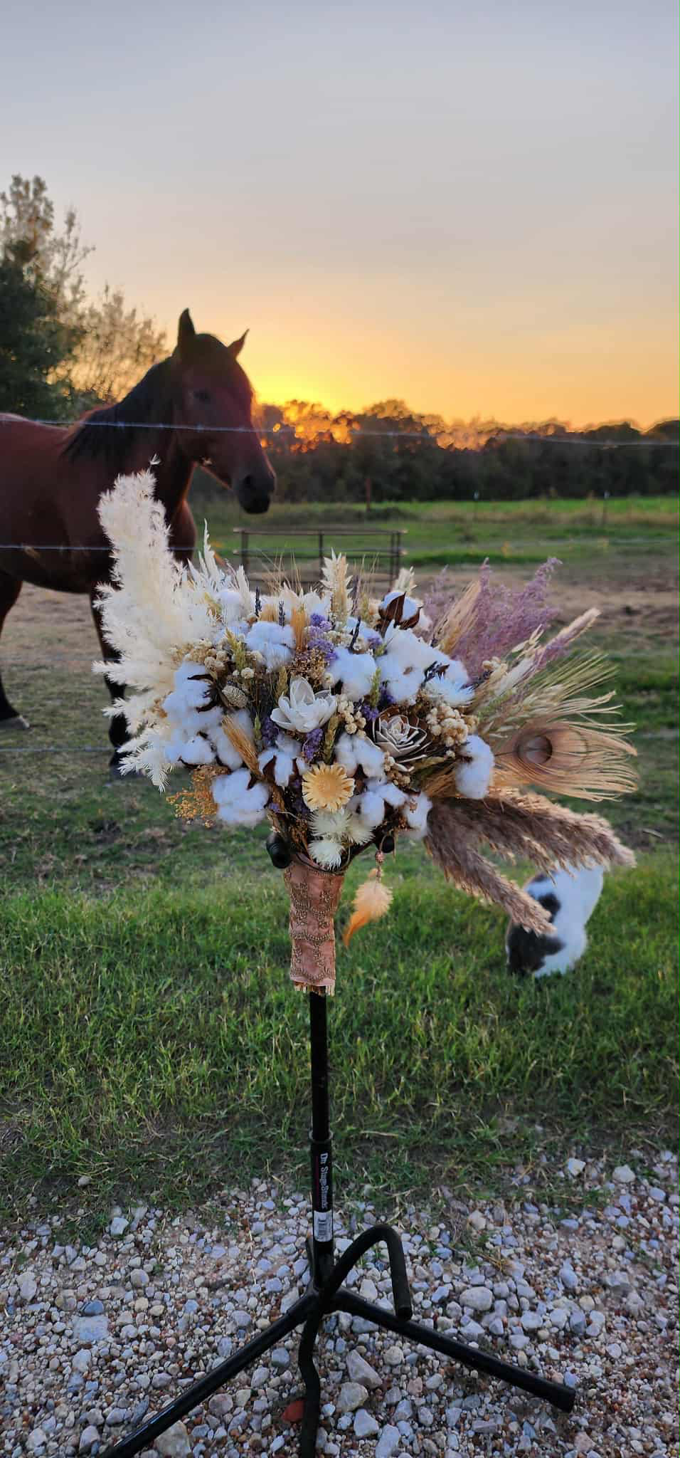 West Texas Cotton Bridal Bouquet