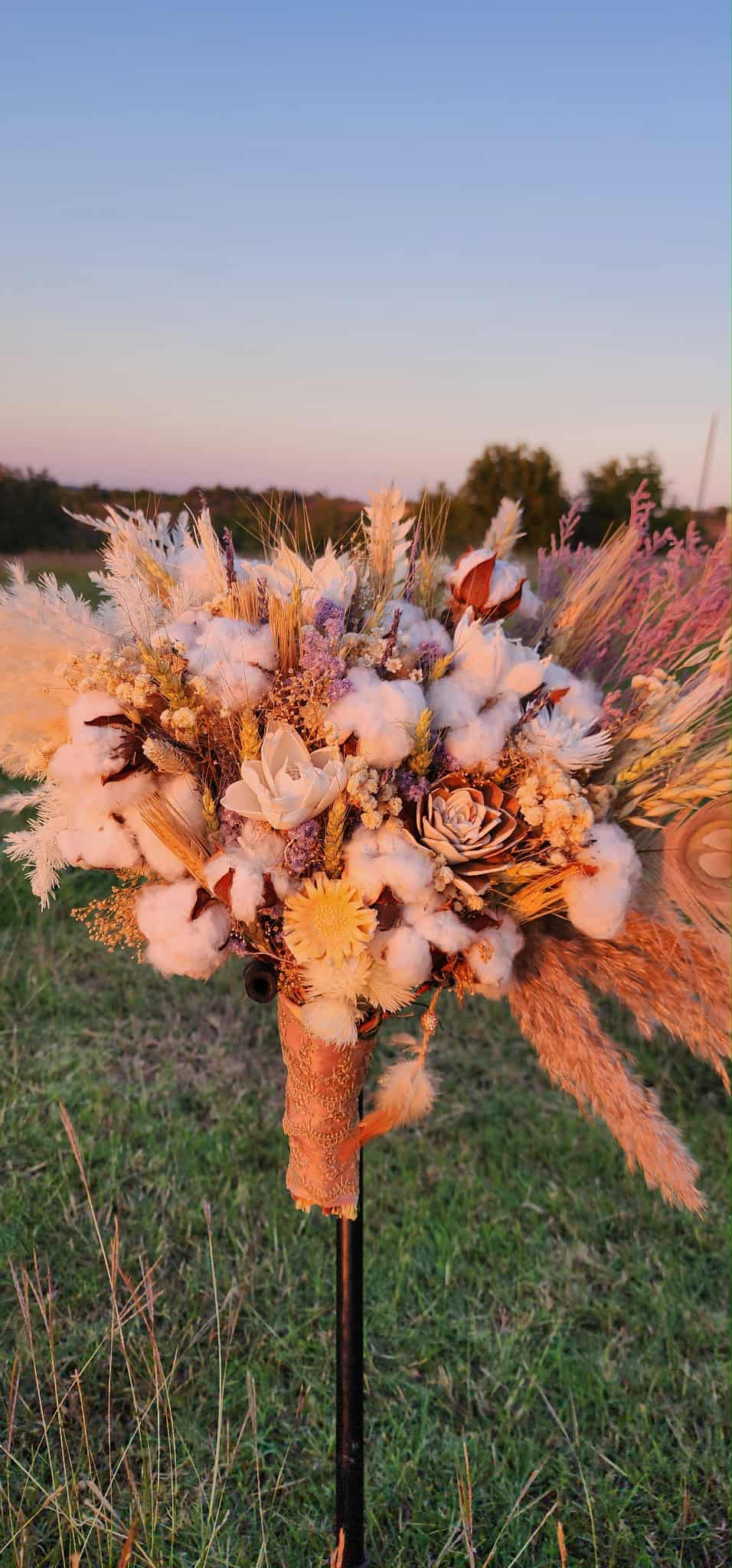 West Texas Cotton Bridal Bouquet