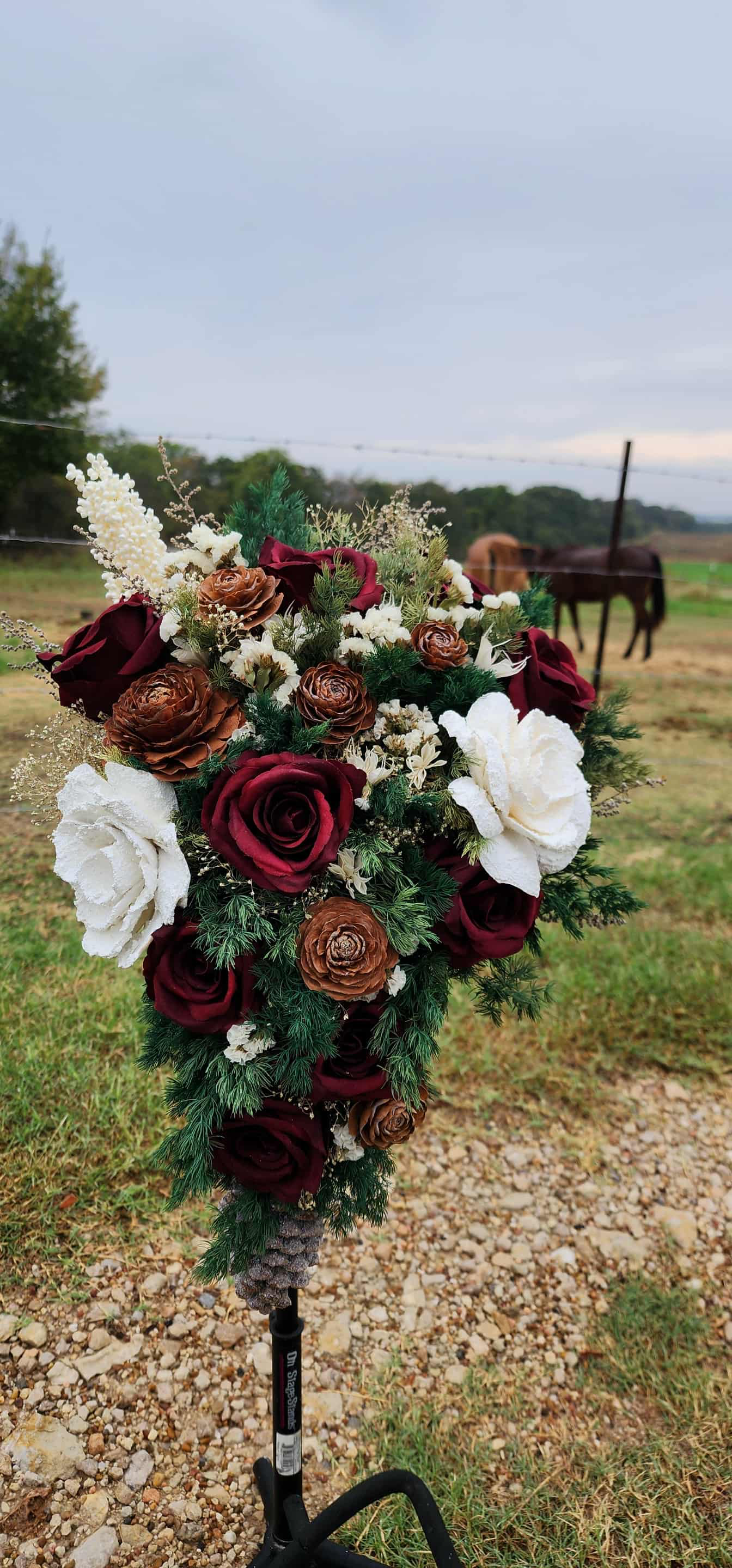 Mountain Winter Bridal Bouquet
