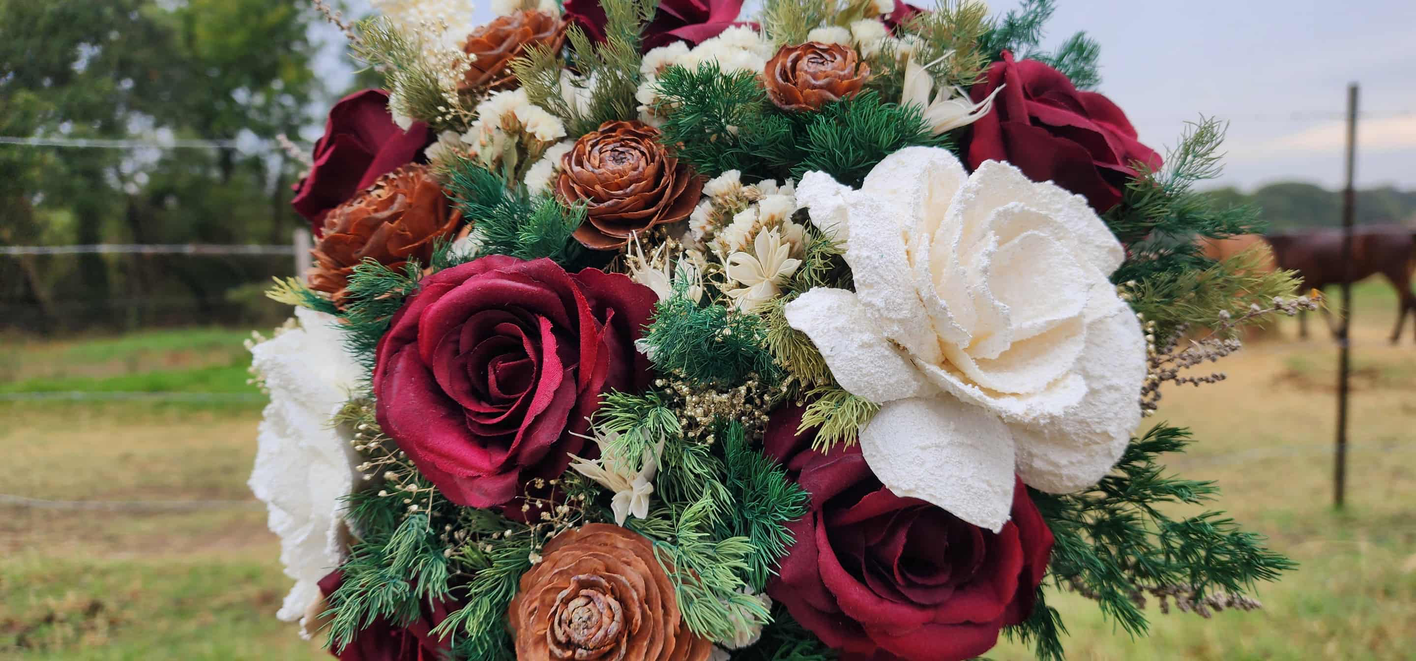 Mountain Winter Bridal Bouquet