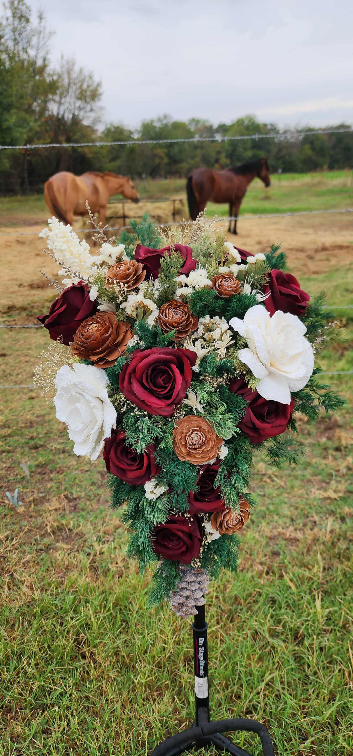 Mountain Winter Bridal Bouquet